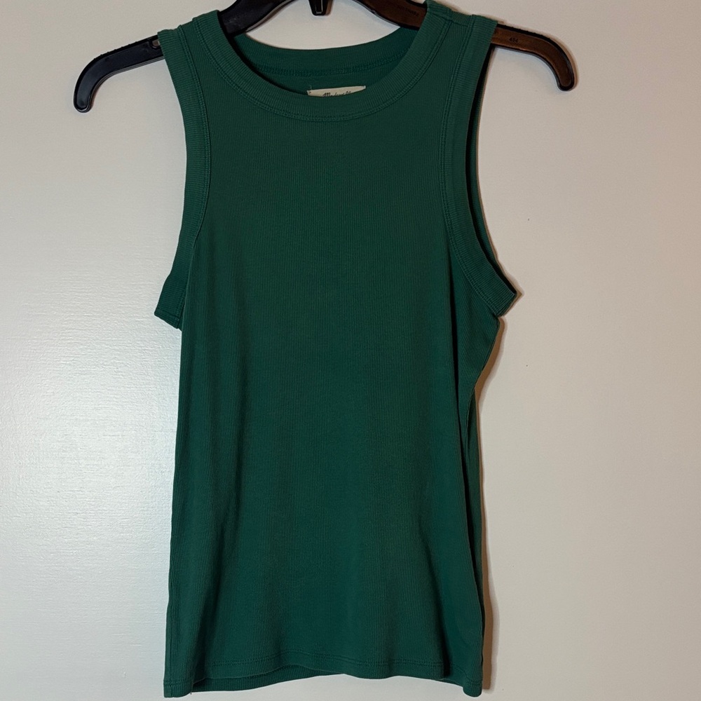 Madewell Forest Green Tank Top size XS excellent condition